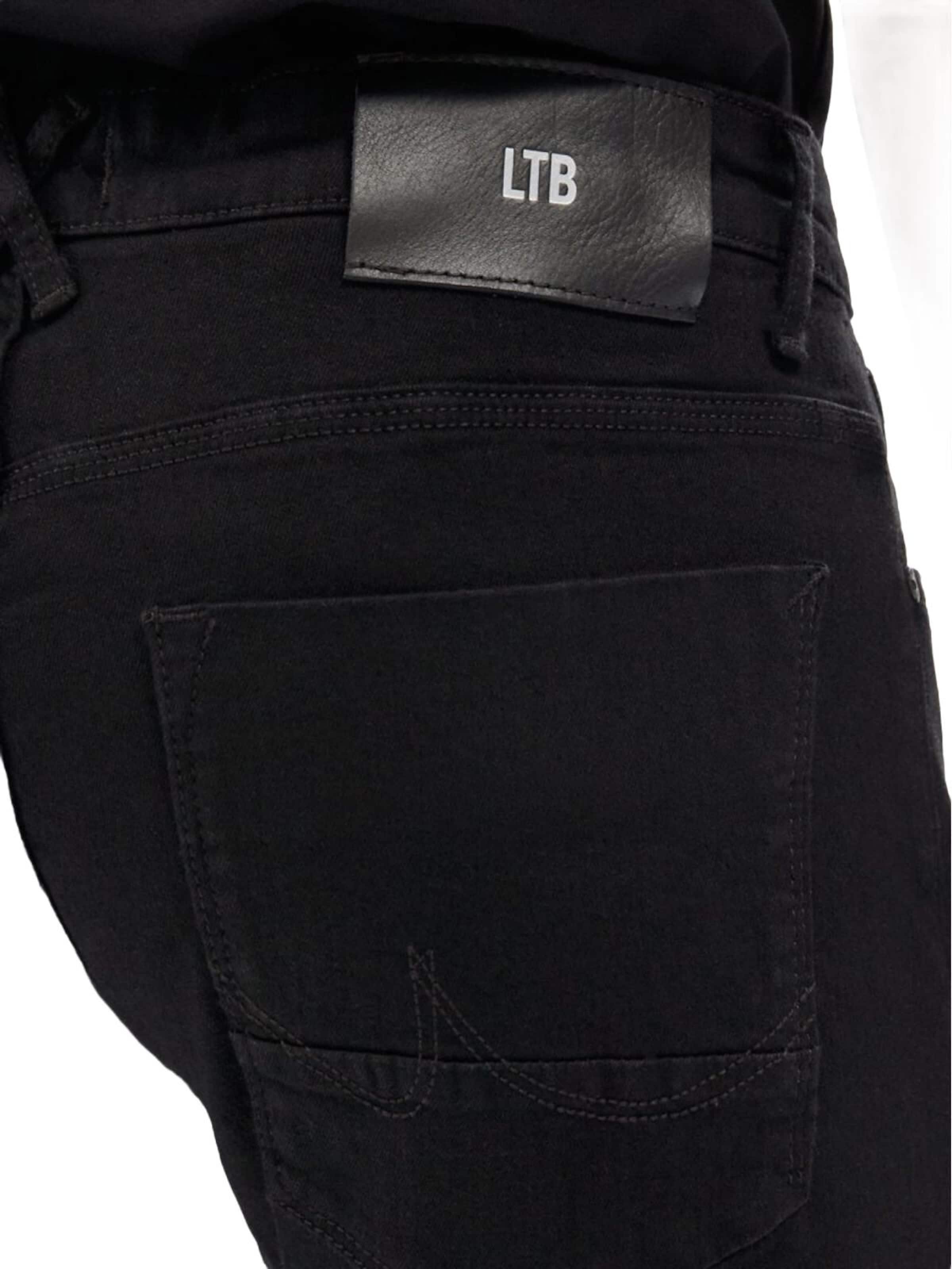 LTB Jeans - Slimfit Vaquero 'LTB Jeans Herren Joshua Skinny Leg Low Waist Jeanshose' en negro