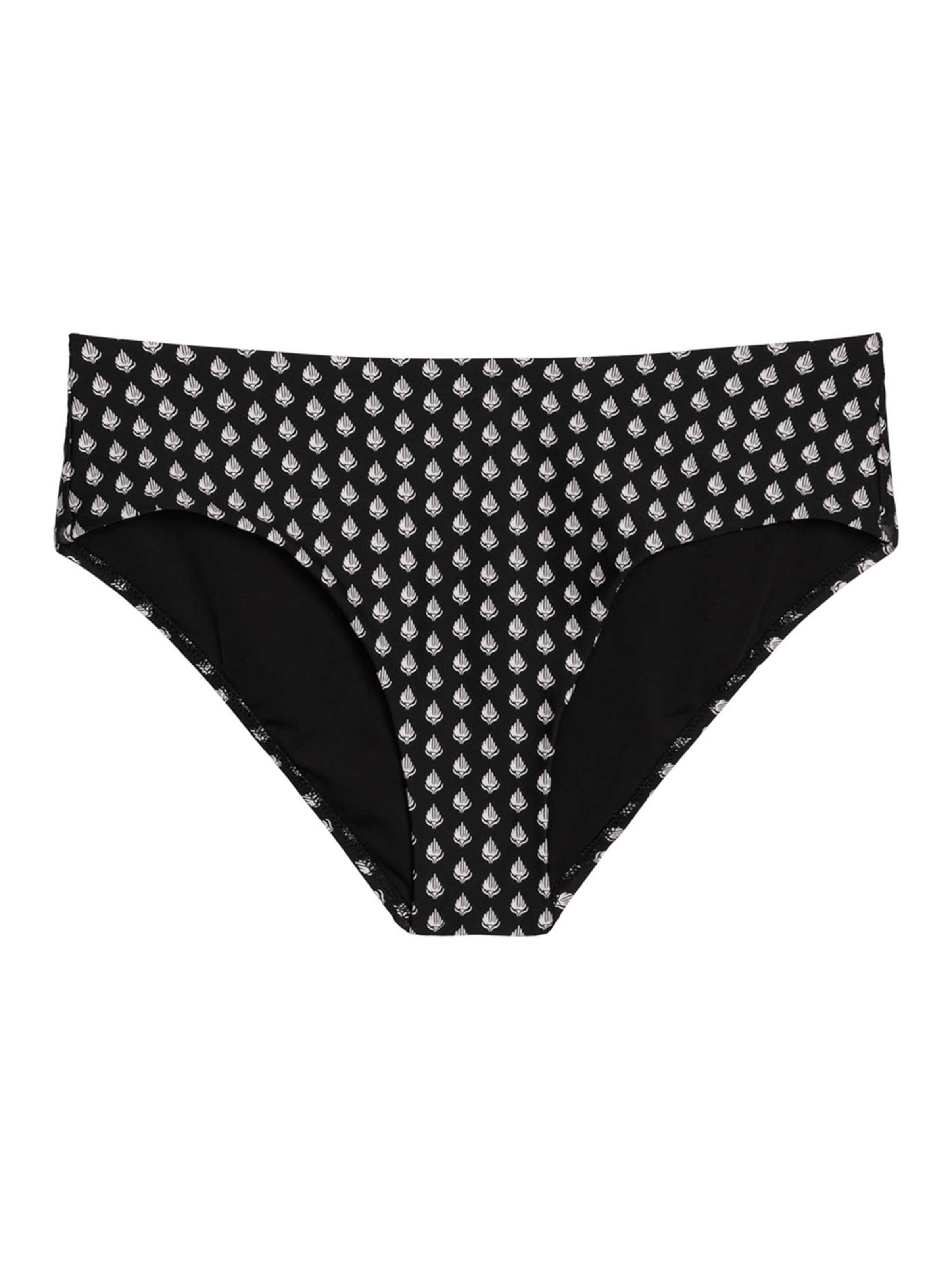 Bas de bikini ' Palm Border Geo ' Marc O'Polo en noir : devant