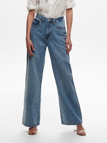 Wide Leg Jean 'Hope' ONLY en bleu : devant