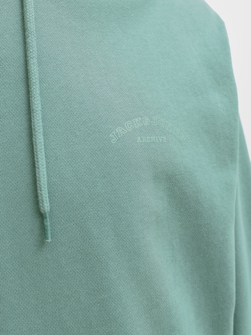 Jack & Jones Plus Sweatshirt 'JJCollege' in Green