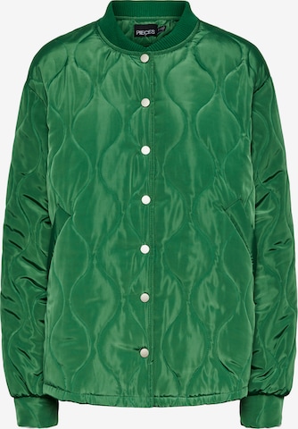 PIECES Φθινοπωρινό και ανοιξιάτικο μπουφάν 'HENRIETTA' σε πράσινο: μπροστά
