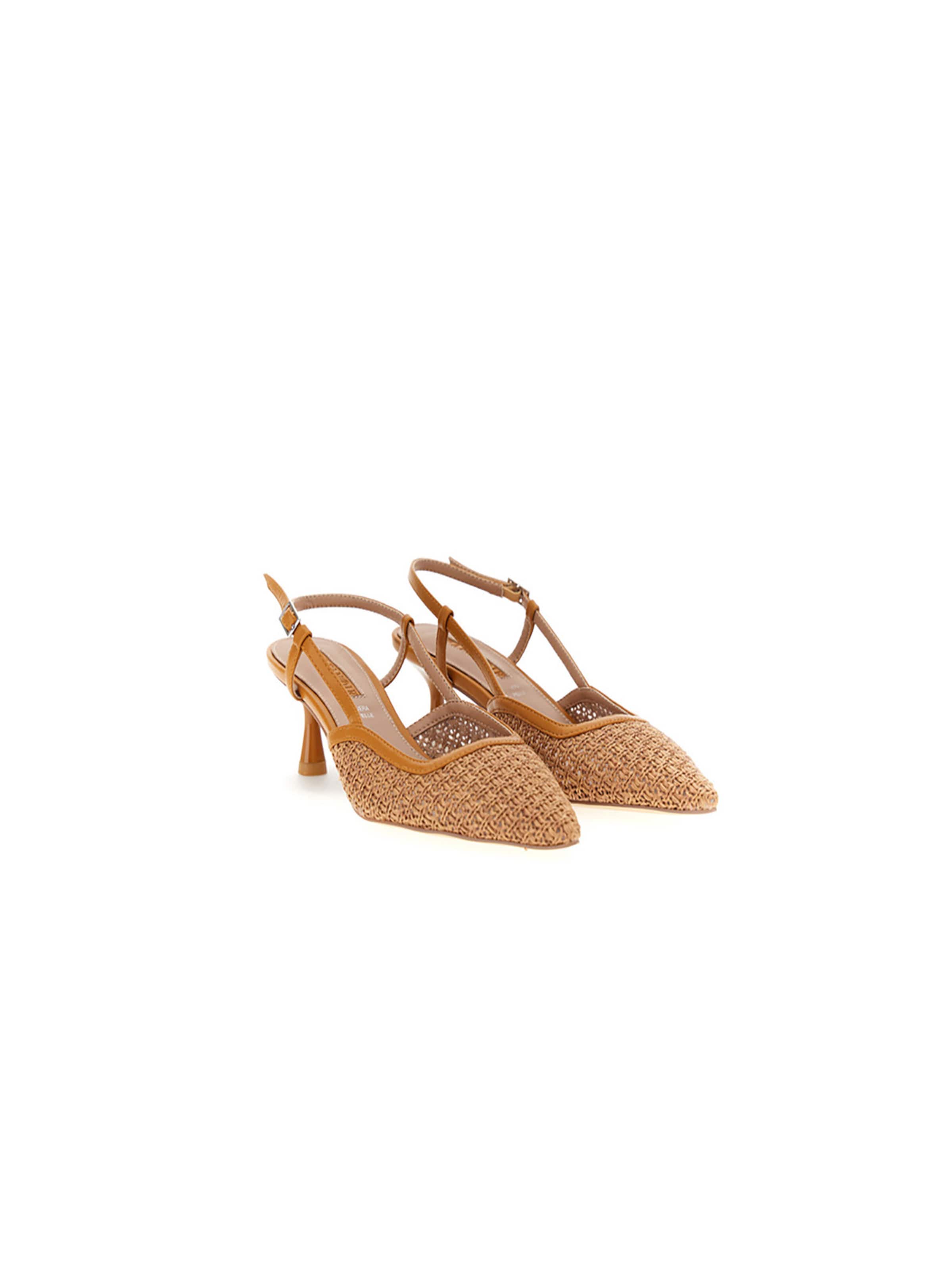 Décolleté sling di CAFè NOIR in marrone