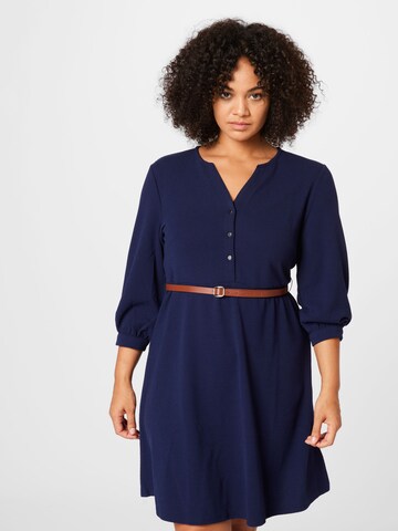 ABOUT YOU Curvy Jurk 'Ilona' in Blauw: voorkant