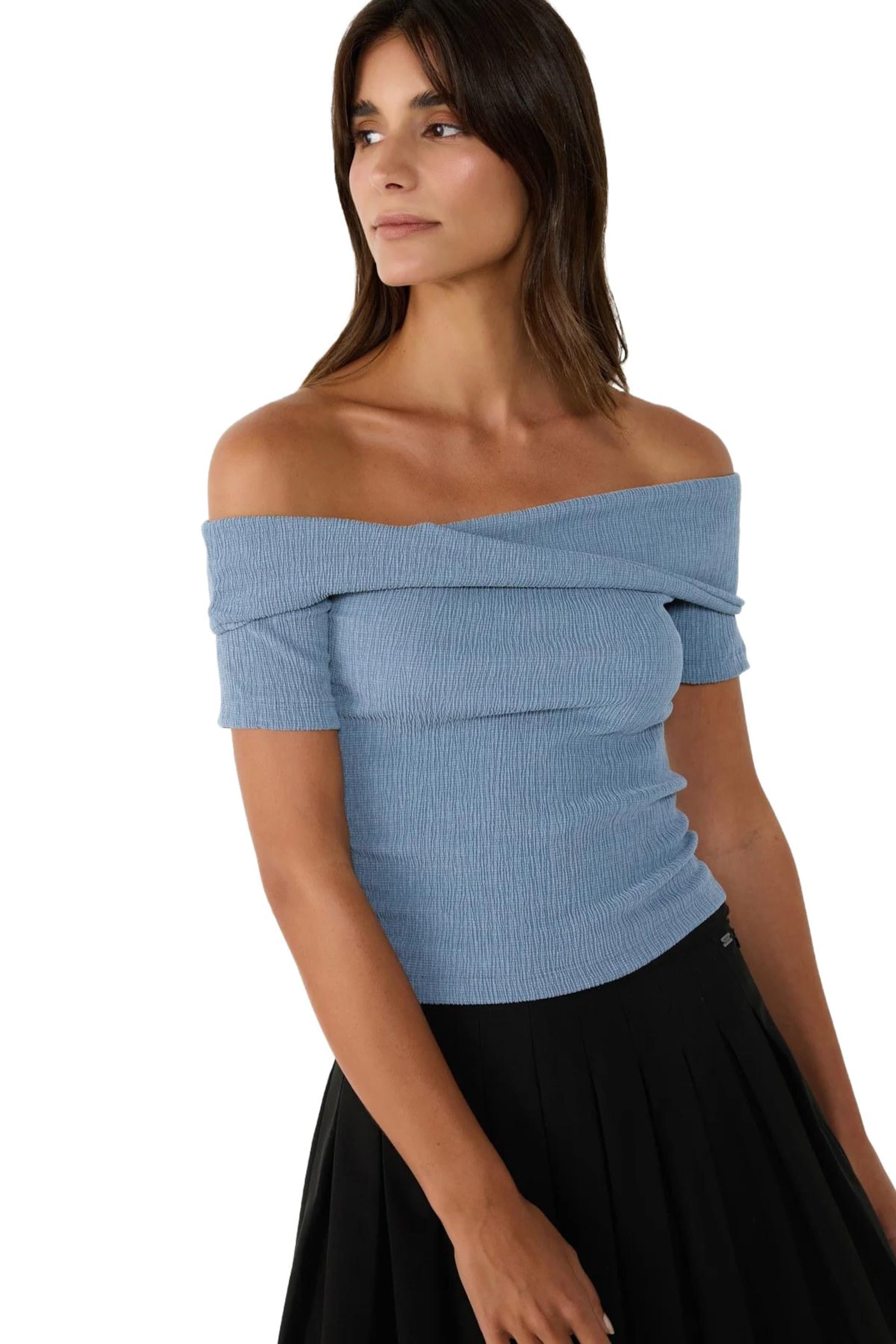 No Matter What Shirt in Blue: front