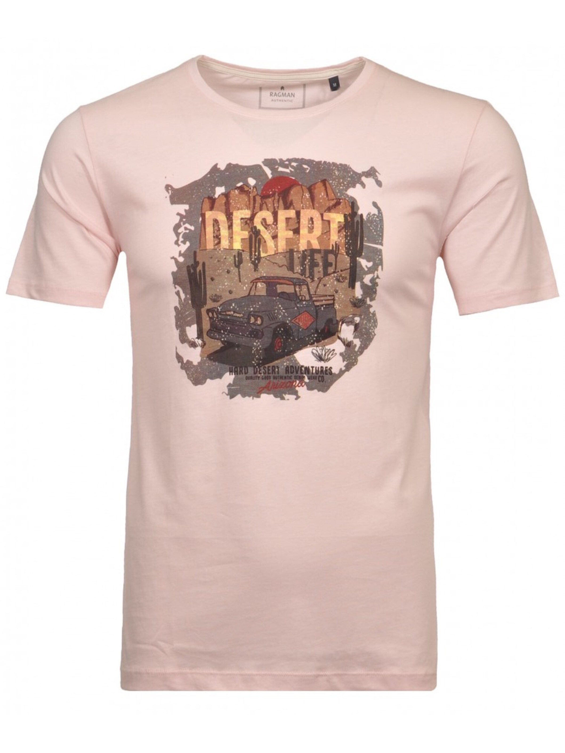 Ragman Shirt in Roze: voorkant