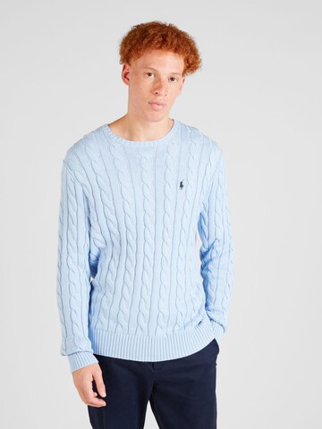 Polo Ralph Lauren Regular fit Trui 'Driver' in Blauw: voorkant