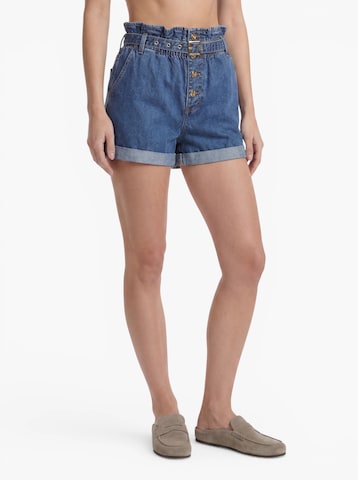 Regular Jeans ' Isa' de la Hoermanseder pe albastru: față
