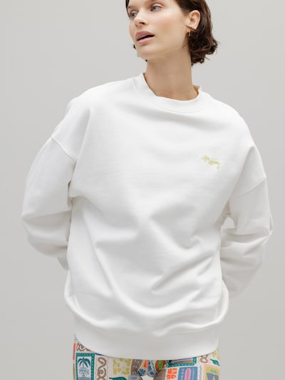 Felpa 'Sweater Ciao Ciao' in S Hey Honey di colore bianco, Visualizzazione prodotti