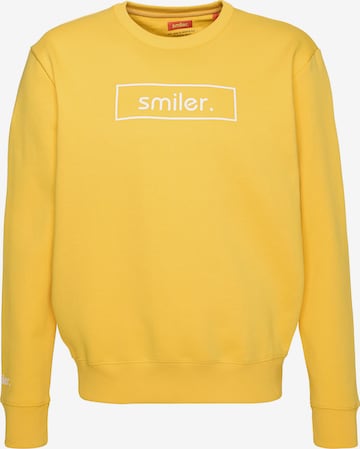 smiler. Sweater 'Cuddle' in Yellow: front