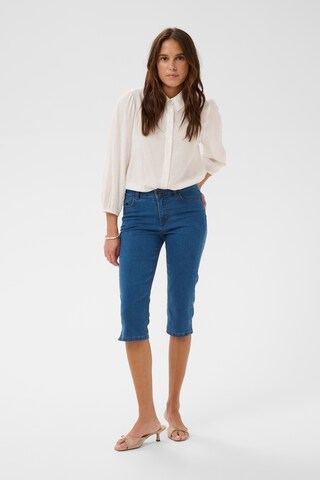 Coupe slim Jean 'KAVilma' Kaffe en bleu