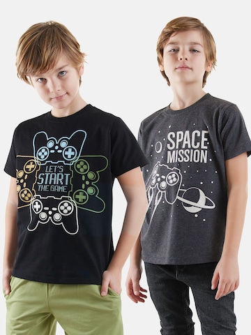 Denokids Doppelpack 'Start Game' in Schwarz: Vorderseite