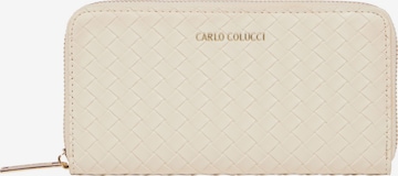 Porte-monnaies ' di Biasio ' Carlo Colucci en blanc : devant