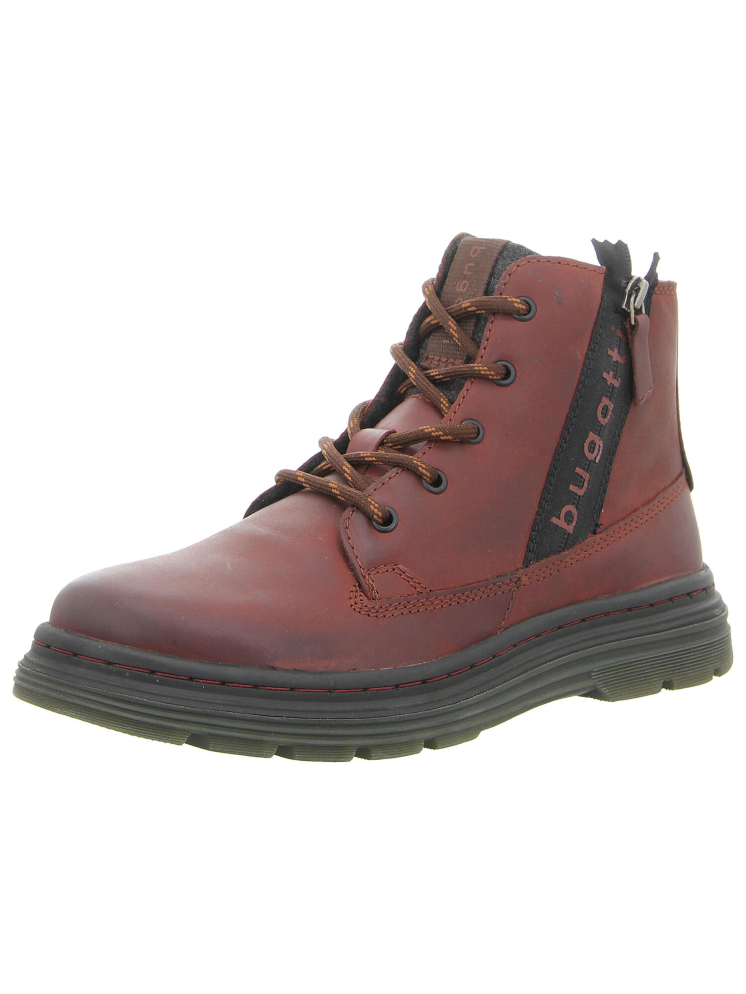 bugatti Lace-Up Shoes in Red: front