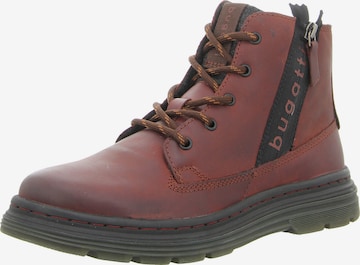 bugatti Lace-Up Shoes in Red: front