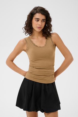Kaffe Top 'KAomi' in Beige: voorkant
