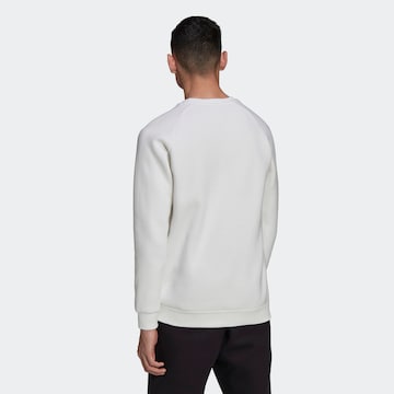 Coupe regular Sweat-shirt 'Adicolor Essentials Trefoil' ADIDAS ORIGINALS en blanc