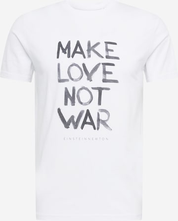 EINSTEIN & NEWTON Shirt 'No War' in White: front