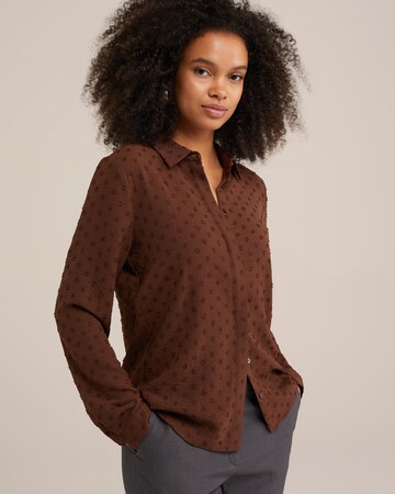 WE Fashion Blouse in Brown