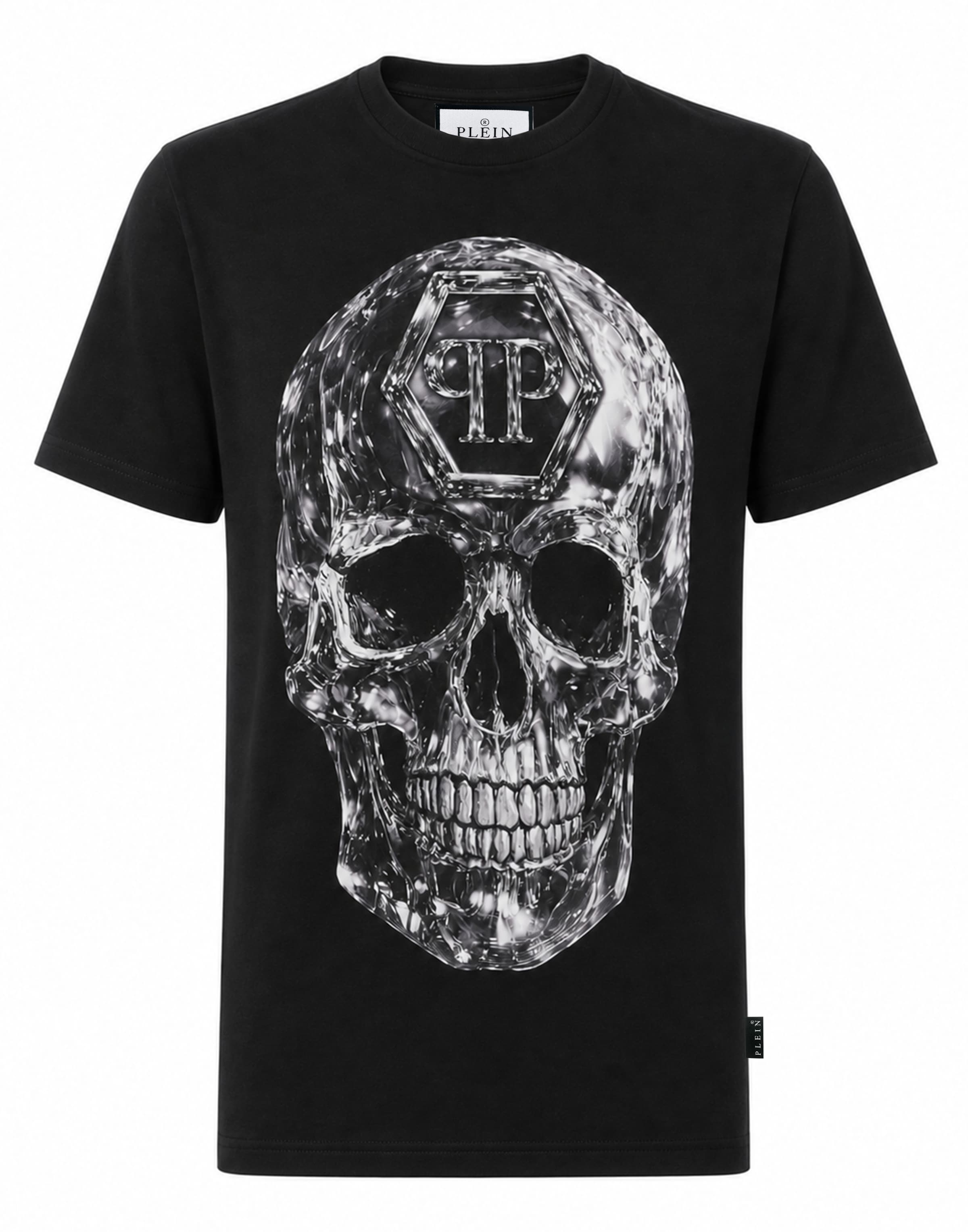 Maglietta di Philipp Plein in nero: frontale