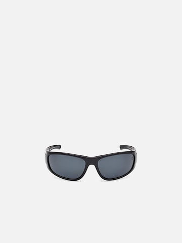 TIMBERLAND - Gafas de sol 'Timberland TB00033 Shiny black 66/17/130 MAN Sunglasses' en negro: frente