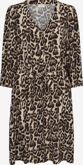Kaffe Kleid 'Pedra' in 34 in dunkelbeige / braun / schwarz, Produktansicht