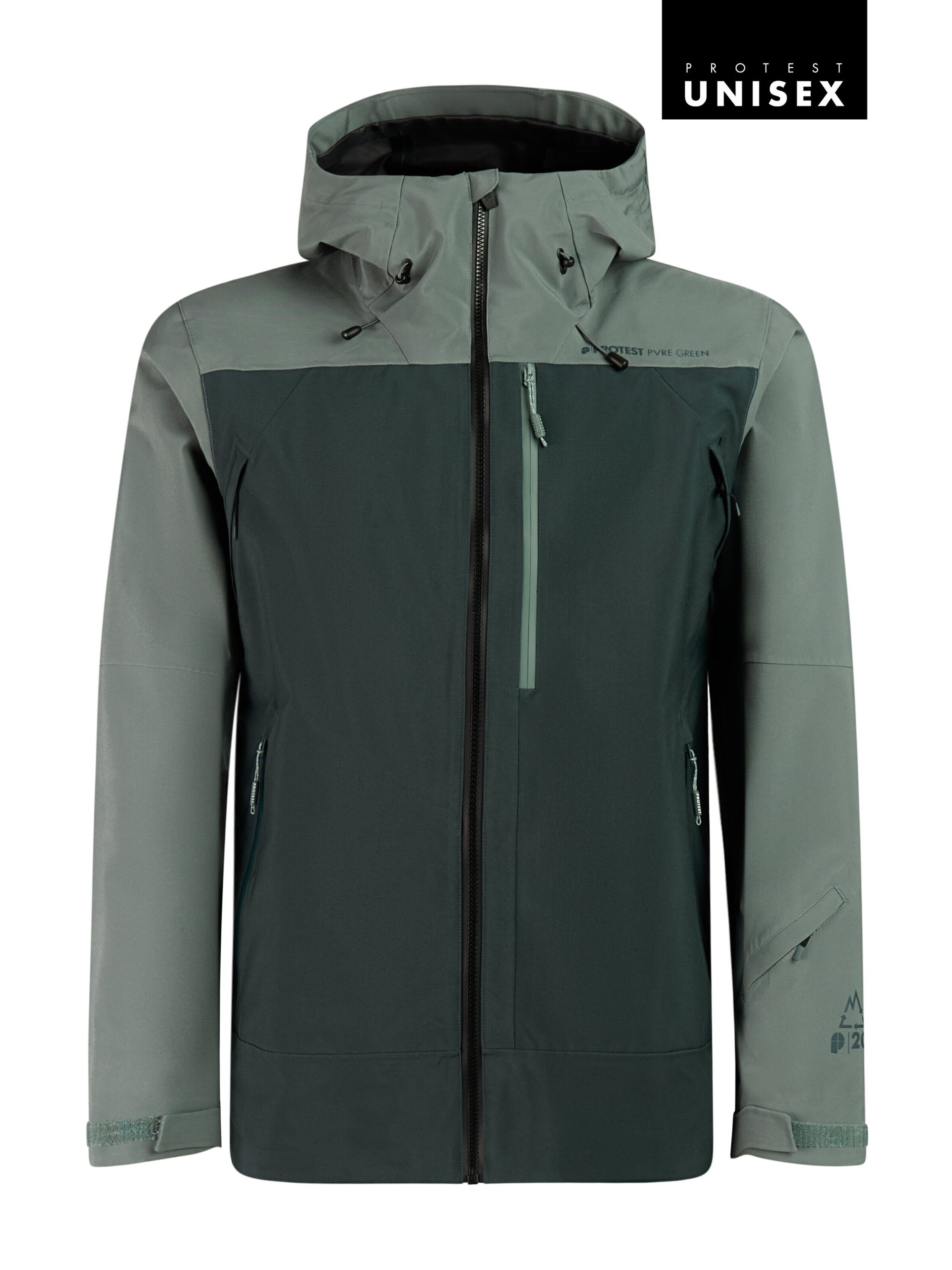 PROTEST Sportjacke 'PRTAbalony'‌‌‌‌‌‌ in Grün: Vorderseite