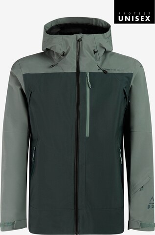 PROTEST Sportjacke 'PRTAbalony' in Grün: Vorderseite