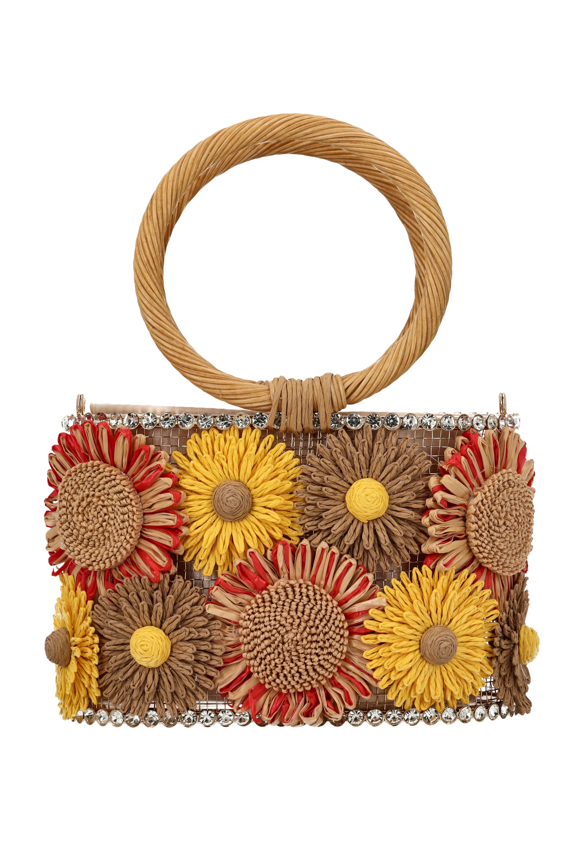 IZIA - Bolso de mano en beige: frente