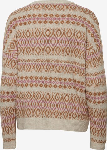 Pull-over 'POVOKE' ICHI en beige