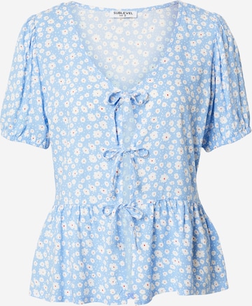Sublevel - Blusa en azul: frente
