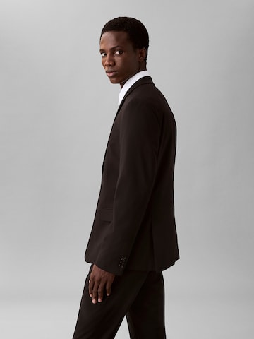 Coupe slim Veste de costume Calvin Klein en marron