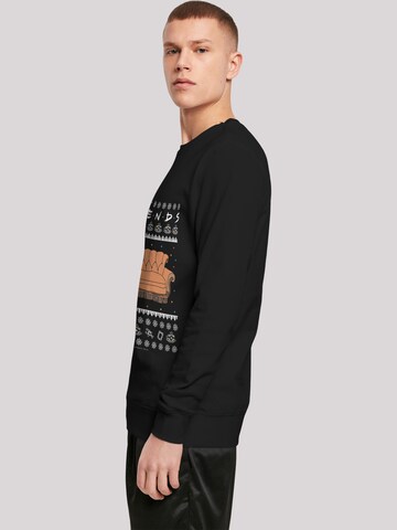 F4NT4STIC Sweatshirt 'FRIENDS TV Serie Fair Isle Couch'' in Black