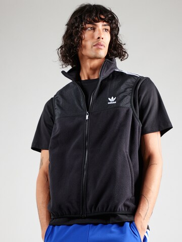 Gilet 'Adicolor' ADIDAS ORIGINALS en noir : devant