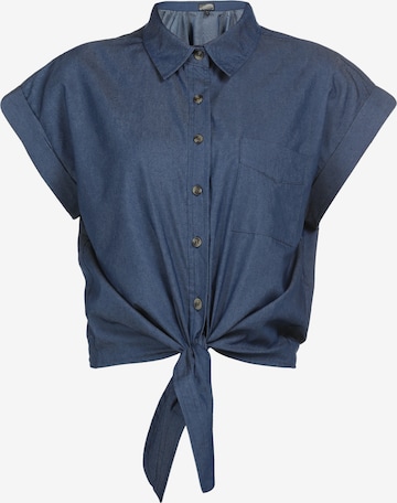 DreiMaster Vintage Blouse in Blauw: voorkant