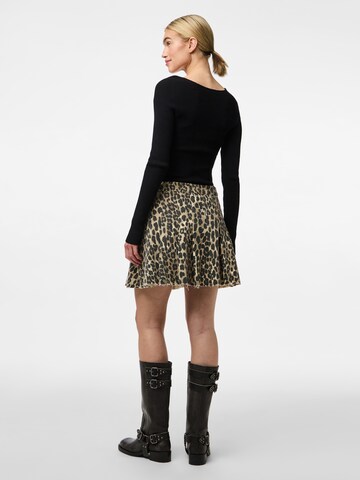 PIECES Skirt 'PCJUNIA' in Beige