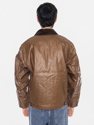 Carhartt WIP Between-season jacket 'OG Dean Jacket Hamilton Brown / Tobacco' in Brown