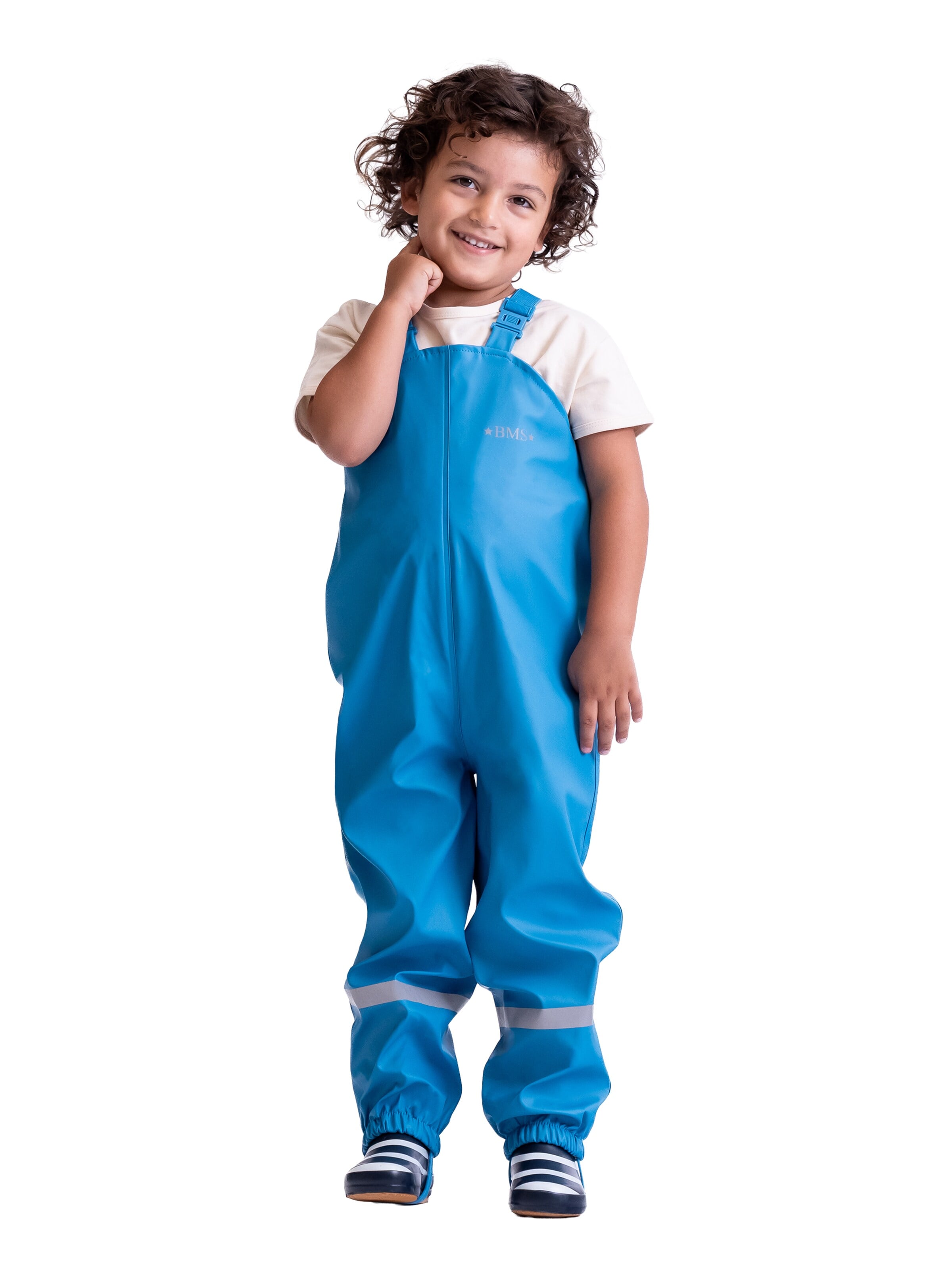 BMS Loosefit Outdoorhose 'Matschhose'‌‌‌‌‌‌‌‌ in Blau: Vorderseite
