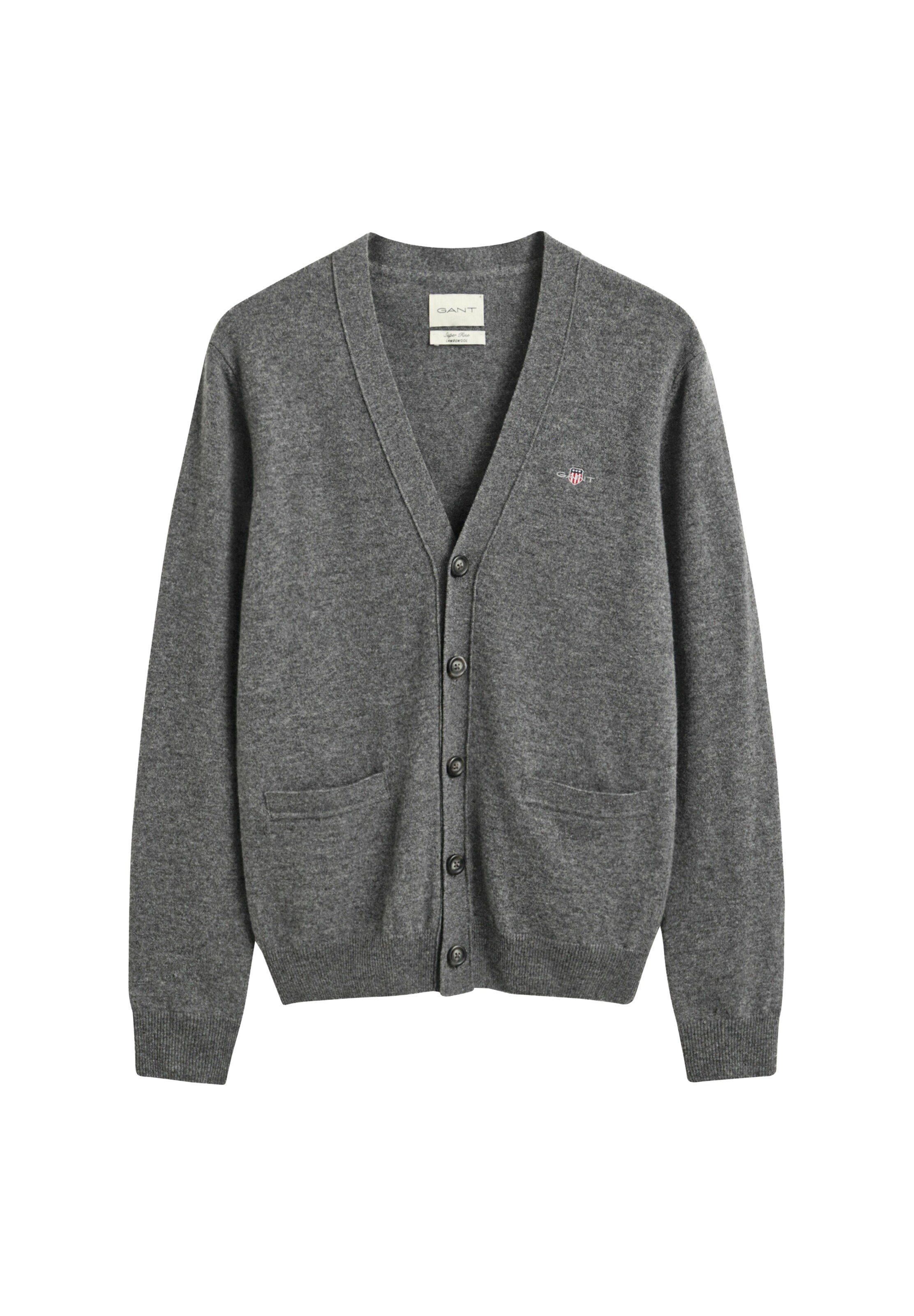GANT Strickjacke in S in graumeliert, Produktansicht