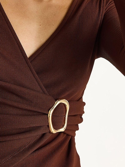 Camicia da donna Bianco Lucci di colore cioccolato, Visualizzazione prodotti