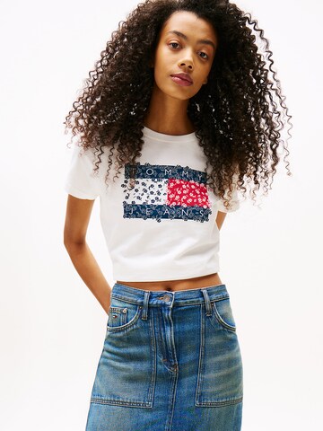 Tommy Jeans Shirt in White: front