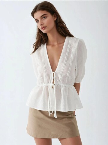Hiccup - Blusa 'Blusen' em branco: frente