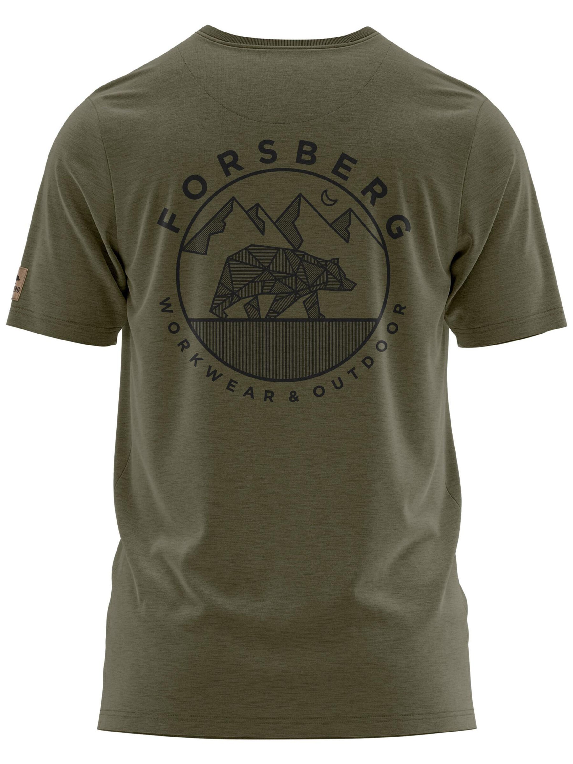 FORSBERG Shirt 'Ängarson' in Green
