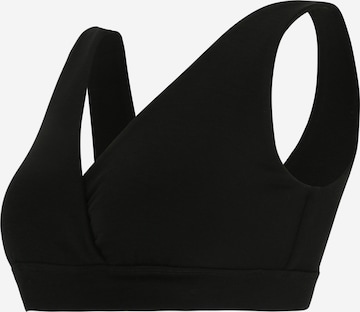 Lindex Maternity Bustier Melltartó - fekete: elől