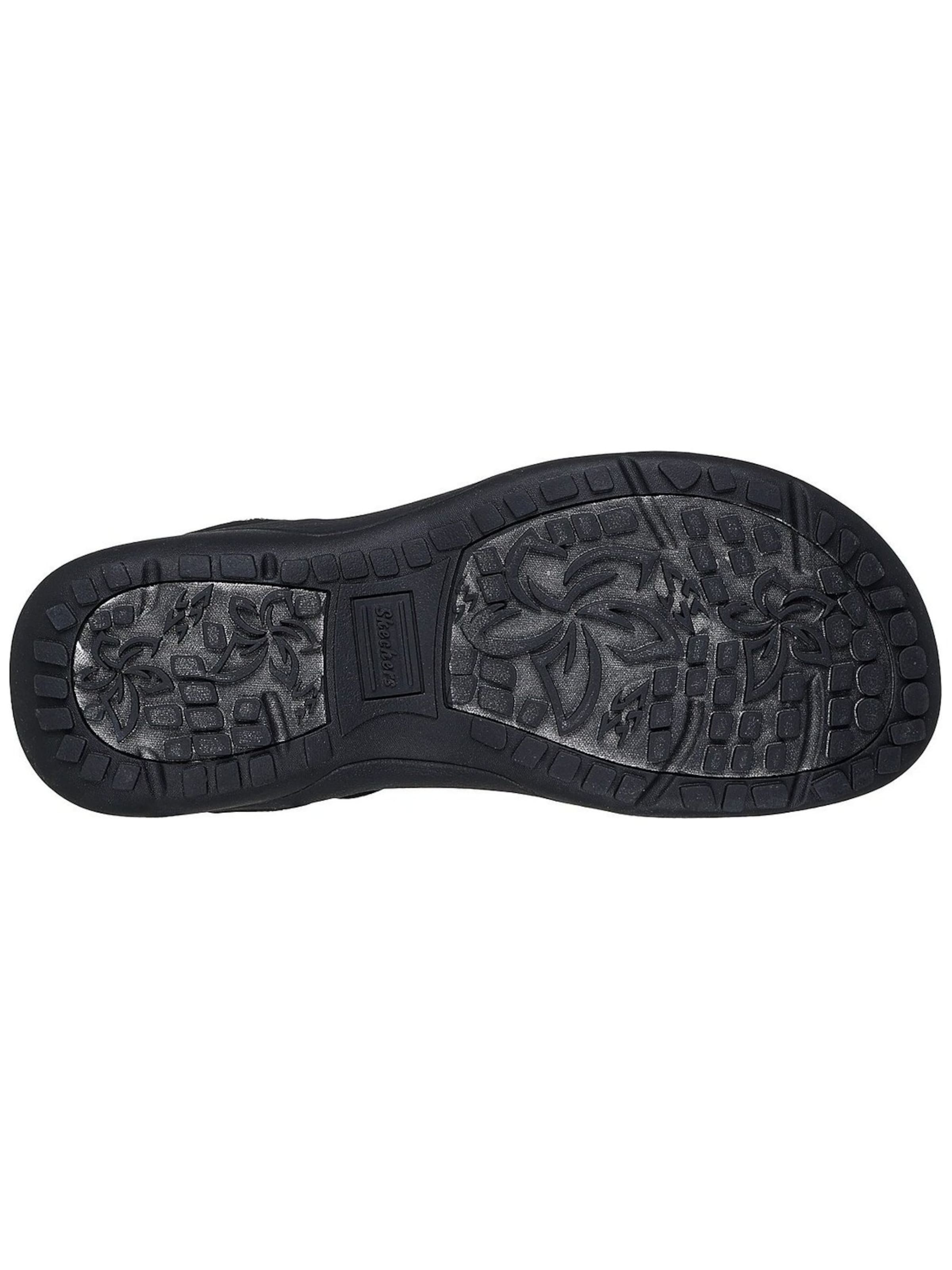 SKECHERS Sandale 'Skechers Reggae Slim - Summer Sparkle'‌‌‌ in Schwarz