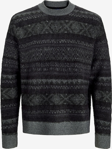 Pull-over 'JORRidgewood' JACK & JONES en gris : devant