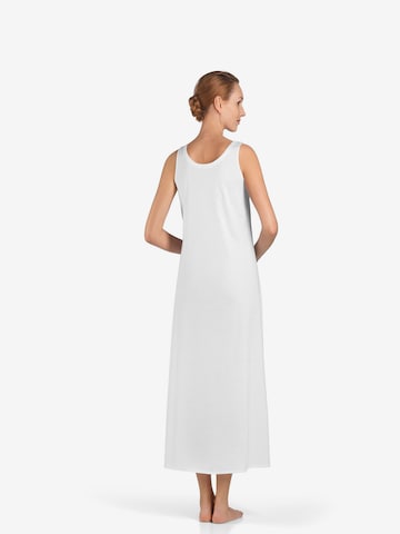 Hanro Ärmelloses Nachthemd ' Cotton Deluxe 130cm ' in Weiß