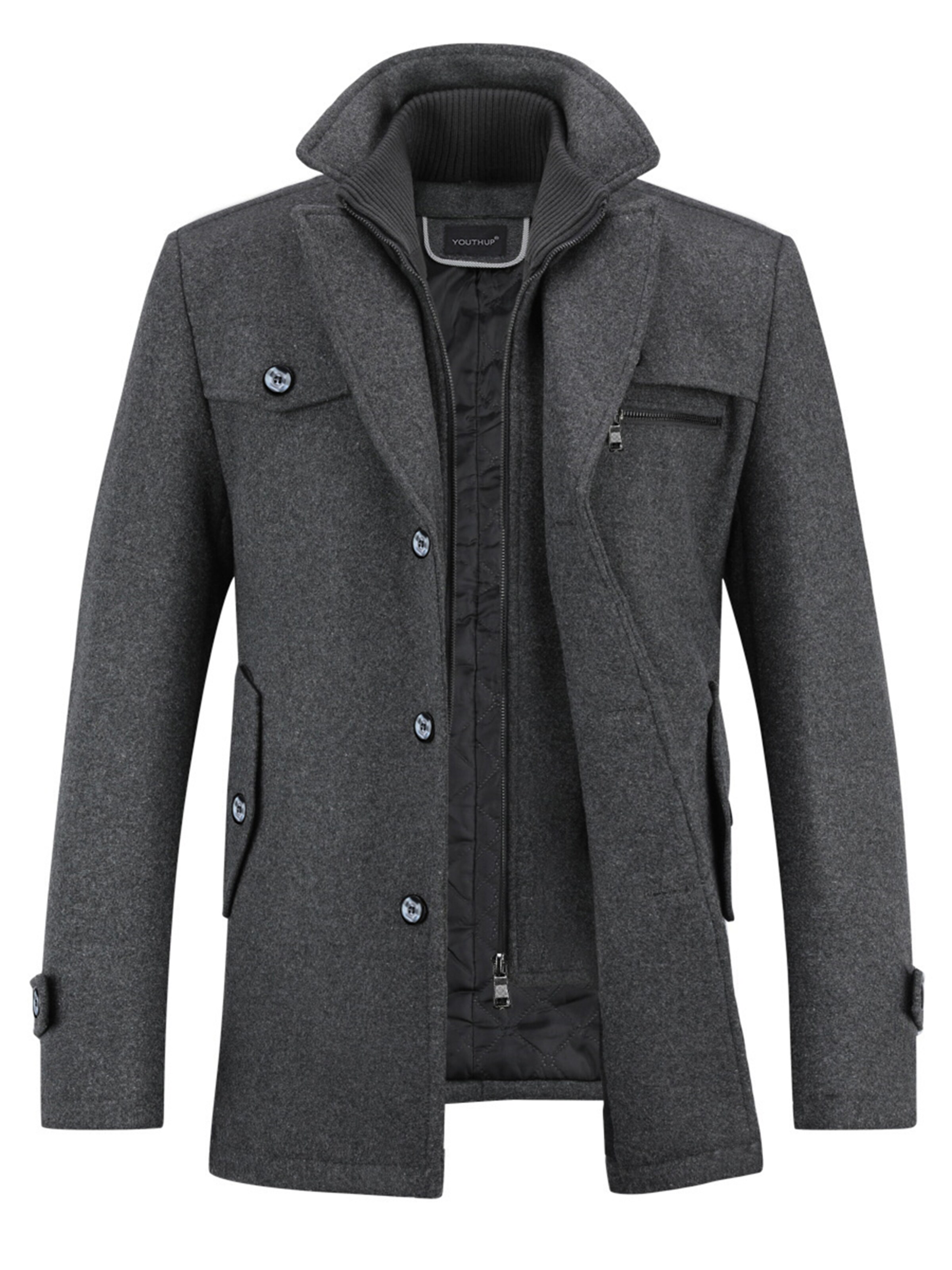 Youthup Winter Coat in Grey