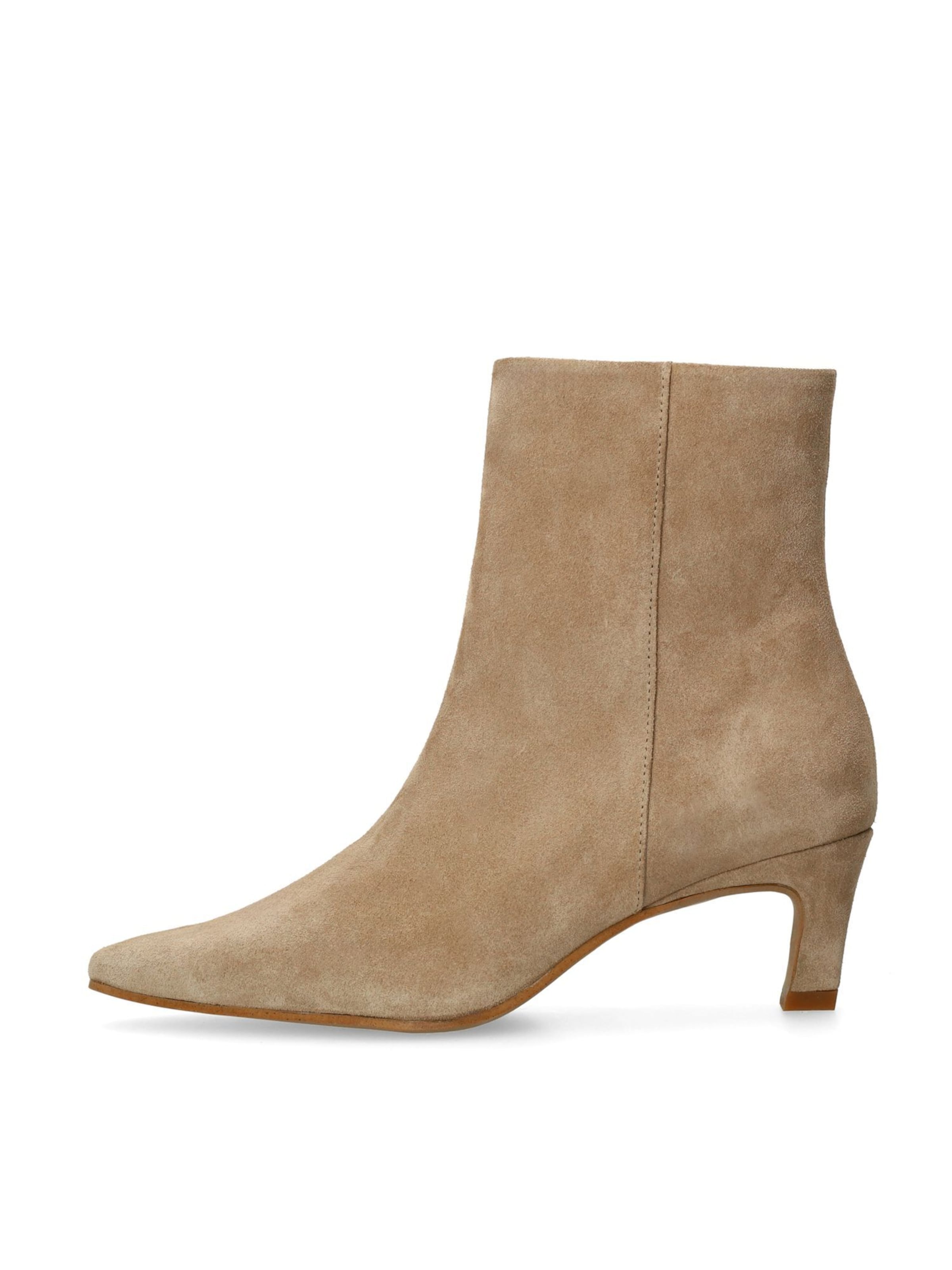 MANFIELD Stiefelette in Beige