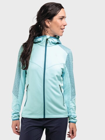 Schöffel Functionele fleece jas 'Svardalen' in Blauw: voorkant