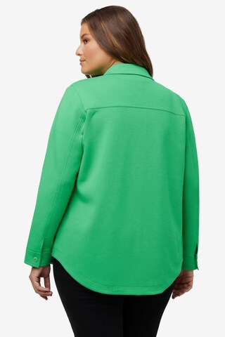 Ulla Popken Between-Season Jacket in Green